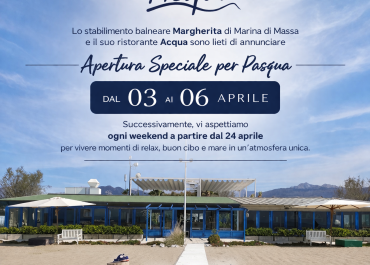 Apertura dal 03 al 06 Aprile